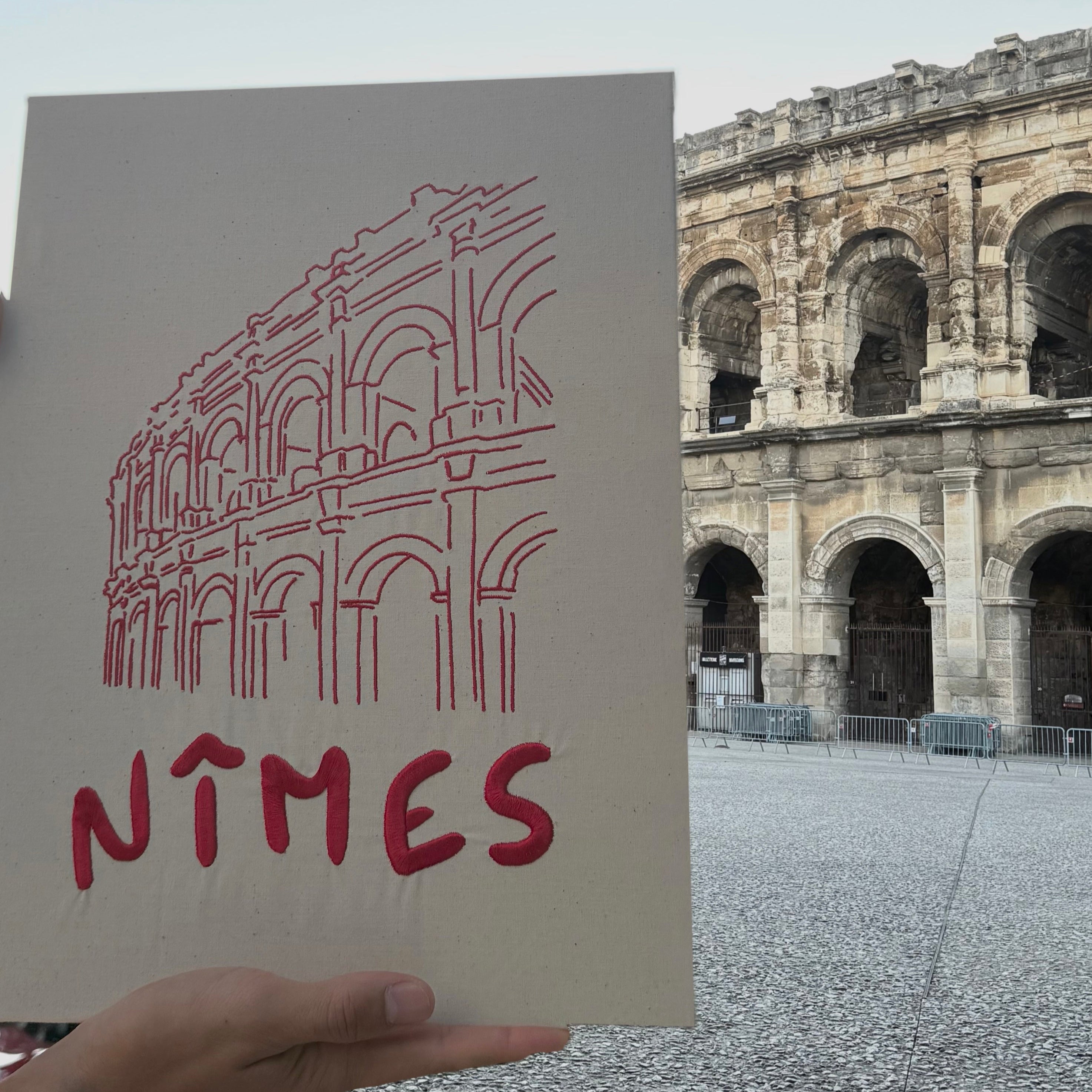 Tableau Brodé Nîmes