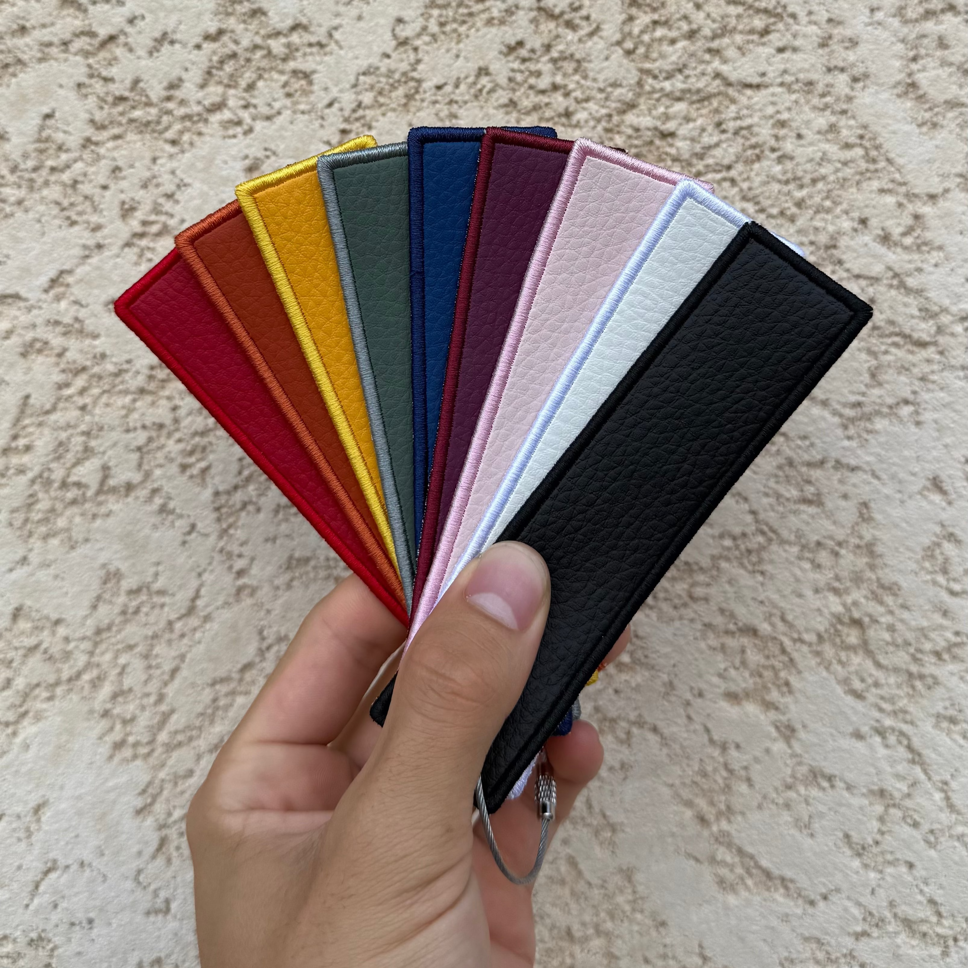 Porte-Clés Flamme Simili Cuir